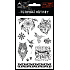 Tattoo Decal Sheet Black Dreamcatcher 14 x 11 cm