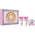 Versace Bright Crystal eau de toilette for women 50 ml + body lotion 50 ml + shower gel 50 ml, gift set