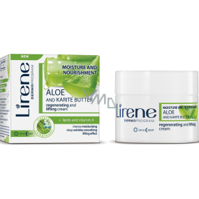 Lirene H&V Aloe Vera and Shea Butter Day / Night Regenerating Lifting Cream for All Skin Types 50 ml