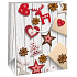 Ditipo Gift paper bag 18 x 10 x 22.7 cm decor wood various ornaments C