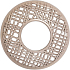 Yankee Candle Claridge Gold Punched Metal Fancy Metal Ring for Medium and Large Scented Candles Classic 8.5 x 3 cm