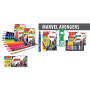Colorino Triangular Pastel Pencils Marvel Avengers Double-Sided 24 Colors