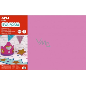 Apli Foam paper pink 600 x 400 x 2 mm 5 sheets