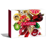 Clarins Extra-Firming anti-wrinkle day lifting cream 50 ml + lifting firming serum 10 ml + firming night cream with regenerating effect 15 ml + cosmetic bag, cosmetic set for women