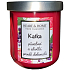Heart & Home Fresh grapefruit and blackcurrant soy scented candle with the name Katka 110 g