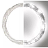 Emos Christmas nano chain silver 10 m, 100 LEDs, cold white + 5 m cable + timer