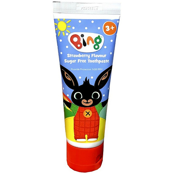 Bing strawberry flavoured toothpaste for children 75 ml