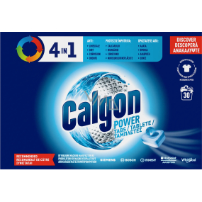 Calgon 4in1 Power Anti-Scaling Washing Machine Tablets 30 pieces 390 g