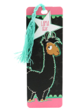 Nici ASST Llama star bookmark with fabric pendant 15,5 x 5,5 cm