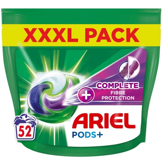 Ariel Pods+ Complete Care Fiber Protection gel capsules for coloured laundry 52 pcs