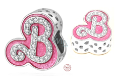Charm Sterling silver 925 Barbie, bead on bracelet film