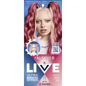 Schwarzkopf LIVE hair color Ultra Brights Smoky Pink 025