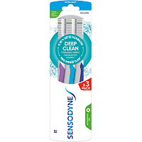 Sensodyne Deep Clean Extra Soft Toothbrush Tripack, 3 pcs