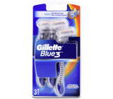 Gillette Blue 3 razors 3-edged for men 3 pieces