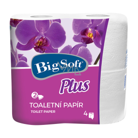 Big Soft Plus perfumed toilet paper 2 ply 4 x 160 pieces