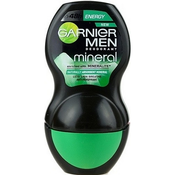 Garnier Men Mineral Energy roll-on ball deodorant for men 50 ml