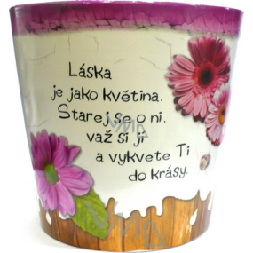 Nekupto Flower pot gift box large diameter 15.5 cm 1 piece