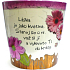 Nekupto Flower pot gift box large diameter 15.5 cm 1 piece