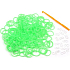 Loom Bands gumičky na pletení náramků Neon zelená 200 kusů