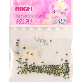 Angel Nail Art Rhinestones Yellow 1 pack