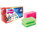 Niteola Grip Scrub Sponge Ultra shaped dish sponge 9 x 7 x 4.5 cm 4 pieces