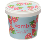 Bomb Cosmetics Strawberry Field - Strawberry Fields Natural Body Shower Scrub 365 ml