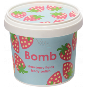 Bomb Cosmetics Strawberry Fields Natural Body Shower Scrub 365 ml