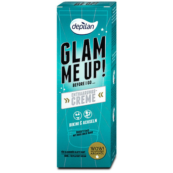 Depilan Glam Me Up! for bikini and armpit depilatory cream 80 ml