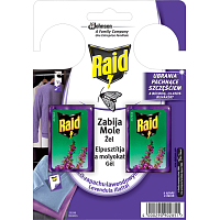 Raid hook against clothes moths with lavender scent, 2 pcs