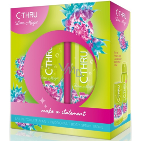 C-Thru Lime Magic EdT 30 ml eau de toilette Ladies + 150 ml deodorant spray, gift set