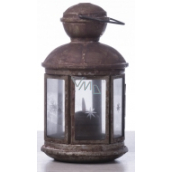 Emos Metal lantern 13 x 24,5 cm, 1 LED warm white + timer