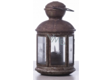 Emos Metal lantern 13 x 24,5 cm, 1 LED warm white + timer