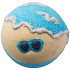 Bomb Cosmetics On the beach - Shades of the Sea Sparkling bath ballist 160 g