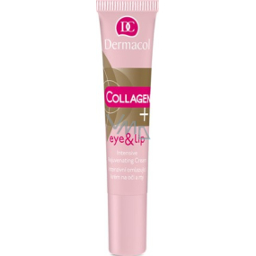 Dermacol Collagen Plus Intensive Rejuvenating intensive rejuvenating cream for eyes and lips 15 ml