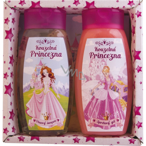 Bohemia Gifts Kids Princesses shower gel 250 ml + hair shampoo 250 ml, cosmetic set