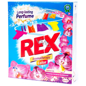 Rex Malaysan Orchid & Sandalwood Aromatherapy Color washing powder for colored laundry 4 doses 260 g