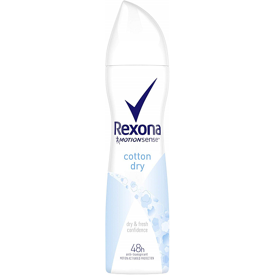 Rexona Motionsense Cotton Dry antiperspirant deodorant spray 150 ml