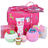 Bomb Cosmetics Sticker - Stick With Me ballistic 2 x 160 g + soap 2 x 100 g + ball 30 g + lip balm 4.5 g + hand cream 25 ml + stickers 12 pieces, cosmetic set