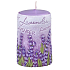 Arome Lavender candle scented cylinder 50 x 80 mm