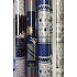 Zöllner Gift wrapping paper 70 x 150 cm Christmas Blue with flasks and gifts