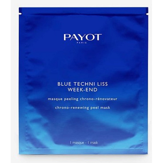 Payot Blue Techni Liss Weekend Smoothing Weekend Ritual With Blue Light Shield Facial Mask 1 Piece