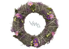 Wreath intertwined with lavender decor 32 cm