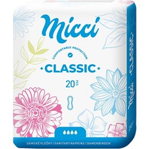 Micci Classic women's pads, 20 pcs