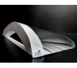 Disposable face shield, PVC/PUR, elastic band