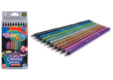 Colorino Round metallic crayons, 10 colors