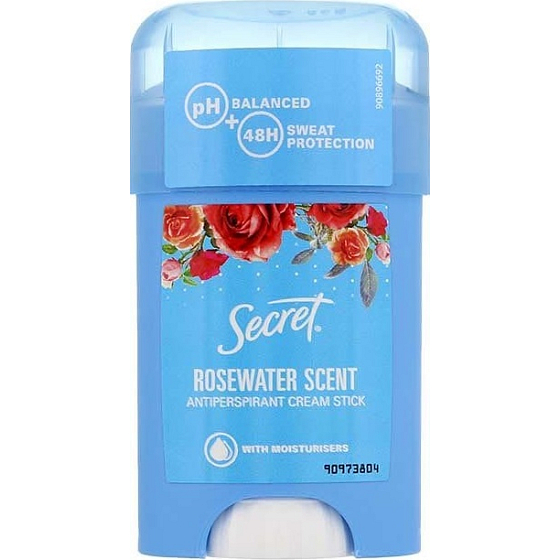 Secret Rosewater cream antiperspirant stick for women 40 ml