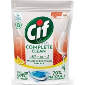 Cif All in 1 Lemon dishwasher tablets 46 pieces
