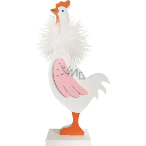 Wooden hen to stand 23 cm