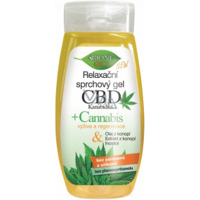 Bione Cosmetics CBD Cannabidiol relaxing shower gel for all skin types 260 ml