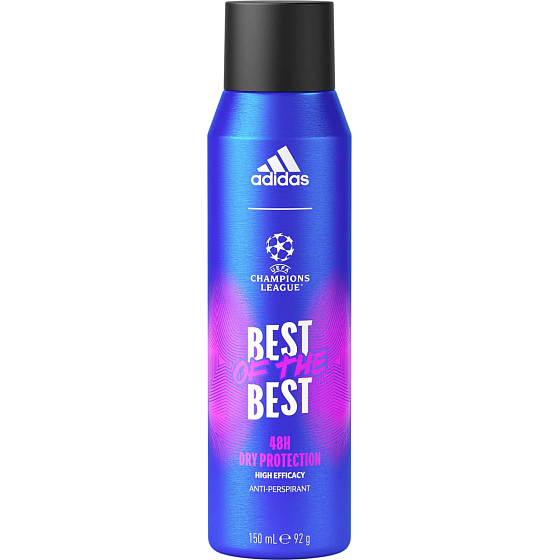 Adidas UEFA Champions League Best of The Best antiperspirant spray for men 150 ml